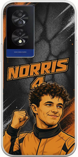 Pole Position Collection Lando Norris Tcl 40 Nxtpaper 4g Flexible Tpu Transparent Silicone Case