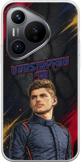 Pole Position Collection Max Verstappen Huawei Pura 70 Flexible TPU Transparent Silicone Case