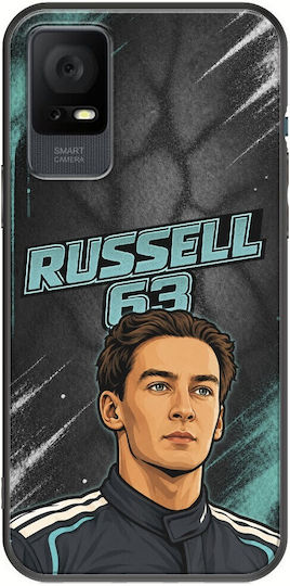 Θήκη Pole Position Collection George Russell Tcl 406 Black Tpu Μαύρη Σιλικόνη