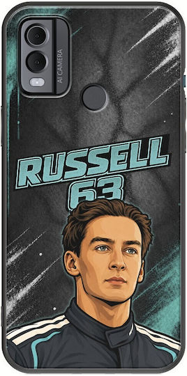 Handyhülle Pole Position Collection George Russell Nokia C22 Schwarze Tpu Silikon