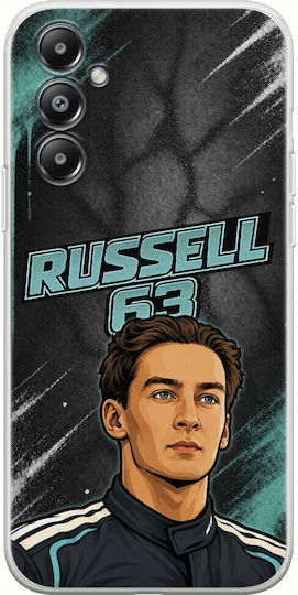 Калъф Pole Position Collection George Russell Samsung Galaxy M35 5g Гъвкав TPU Прозрачен Силикон