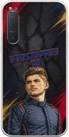 Husă Pole Position Collection Max Verstappen Sony Xperia 5 TPU Flexibil Silicon Transparentă