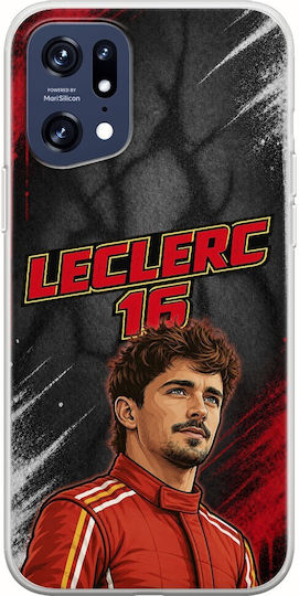 Pole Position Collection Charles Leclerc Oppo Find X5 Pro 5g Flexible TPU Transparent Silicone Case