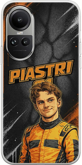 Θήκη Pole Position Collection Oscar Piastri Oppo Reno 10 Pro 5g Flexible Tpu Διάφανη Σιλικόνη