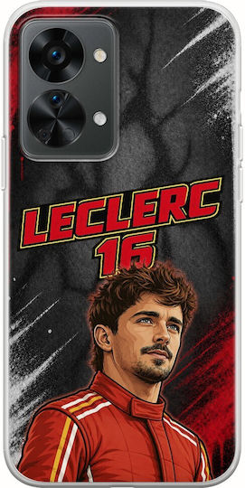 Handyhülle Pole Position Collection Charles Leclerc OnePlus Nord 2T 5G Flexible TPU Transparente Silikon