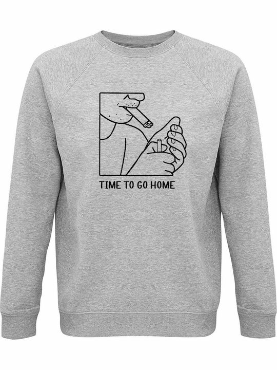 Суитшърт Органичен Унисекс Too Drunk Time To Go...