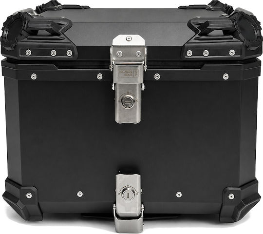 Black One Μπαγκαζιέρα Μοτοσυκλέτας Αλουμινίου 45lt Μαύρη