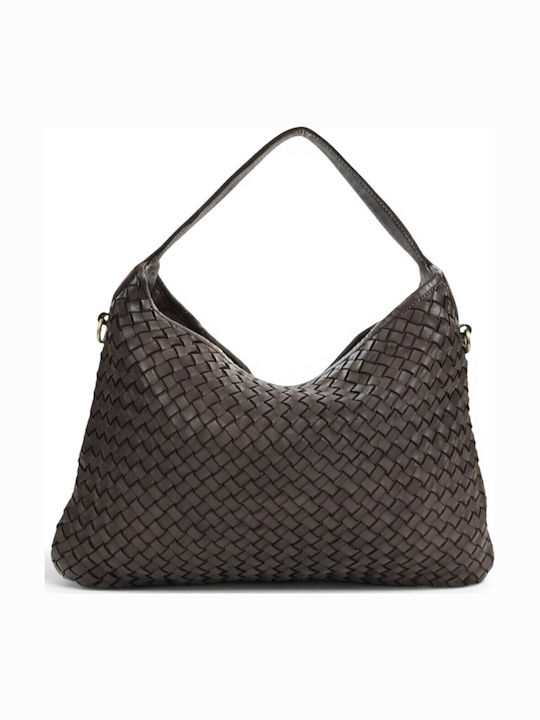 Passaggio Leather Дамска Чанта За Рамо Кафява