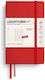 12m Weekly Planner Notebook 2027 A6 Hardcover Cherry Leuchtturm 1917 4070292002125