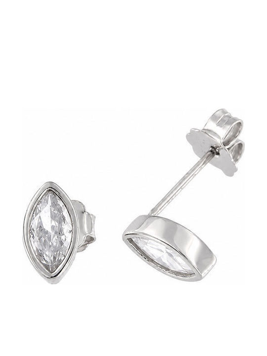 Ios Silver Earrings with Stones