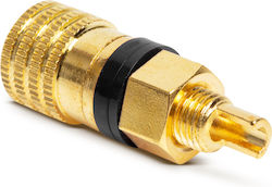 Prize Banană Aurita Conector Audio Pentru Difuzoare Cablu Până La 4 Mm Negru Prize Banană Aurita Conector Audio Pentru Difuzoare Cablu Până La 4 Mm Negru