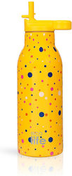 Μεταλλικό 550ml Dots In Yellow Μεταλλικό 550ml Dots In Yellow