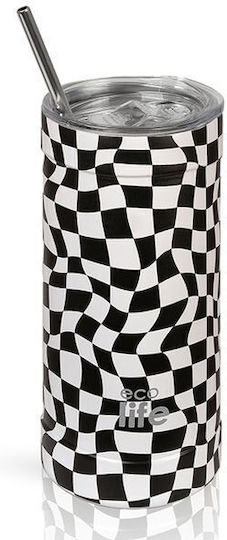 Ecolife Ποτήρι Θερμός Ανοξείδωτο BPA Free 500ml Καφέ