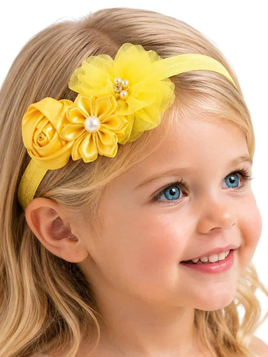 TakTakBaby Kids Hair Band In Yellow Color