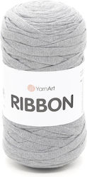 Yarnart Ribbon 774 Grey Knitting Yarn 60% Cotto...
