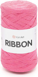 Yarnart Ribbon 779 Fuchsia Knitting Yarn 60% Co...