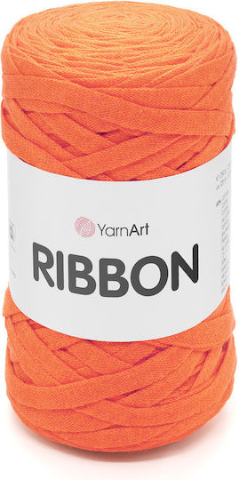 Yarnart Ribbon 800 Orange Electric Knitting Yarn 60% Cotton 40% Viscose And Polyester 250gr 125m