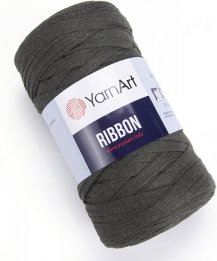 YarnArt Ribbon 782 Dunkel Olivgrün Strickgarn 60% Baumwolle – 40% Viskose & Polyester 250g 125m