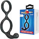 Crazy Bull Florian Double Cock Ball Ring Black