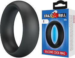 Crazy Bull Inel Pentru Penis Din Silicon Negru