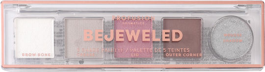 Profusion Cosmetics Profusion Eyeshadow Palette with Matte Pressed Powder Eye Shadows