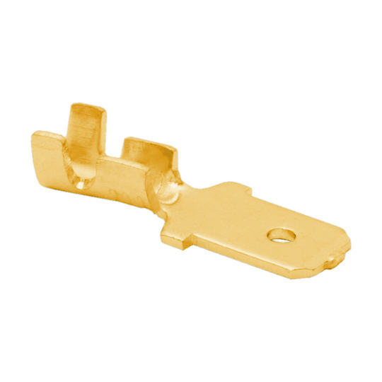 Set 100 Terminale Conector Glisanți 6.3 Mm Tip Masculin Lipiți Pentru Cabluri Terminal Electric