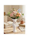 SteweHome Dekorative Vase Kunststoff Beige Y30cm