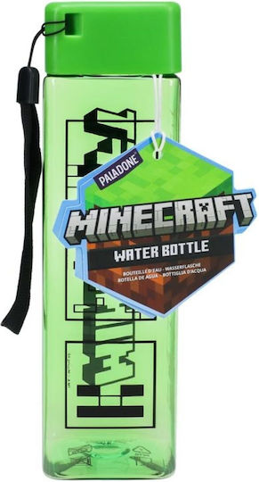Paladone Kids Water Bottle Minecraft Plastic Green 500ml