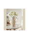 SteweHome Decorative Beige Glass Vase