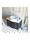 Deante Vessel Porcelain Bathroom Sink 47x35x14cm White