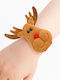 Christmas Bracelet Bun Accessory 21x8 Cm Reindeer Design Flexible Band
