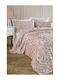 SteweHome Cotton Duvet Cover Set 160x230cm Single With Pillowcase Orange