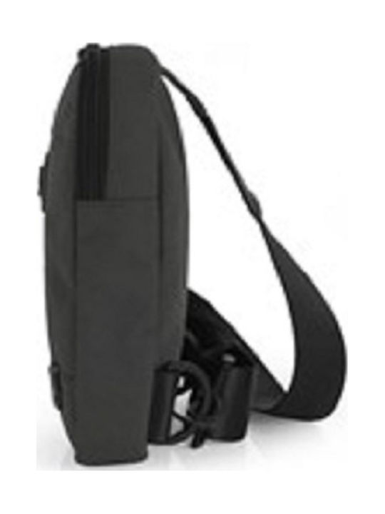 Männliche Schulter / Crossbody Tasche Grau