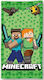 Πετσέτα Θαλάσσης Quick Dry Mojang Minecraft 70x140cm Dimcol Mnc37-6004
