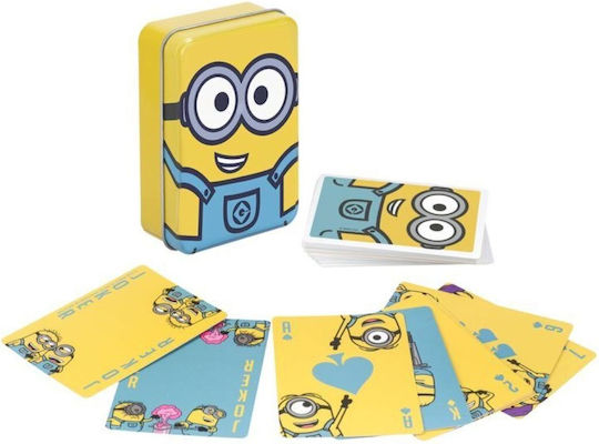 Paladone Minions Playing Cards Μεταλλικό Κουτί 52 Κάρτες & 2 Jokers Pp12682mn