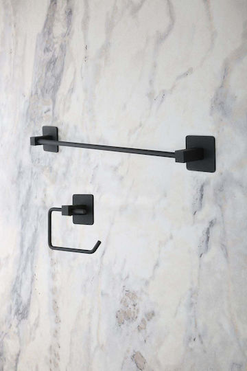 SteweHome Black Metallic Paper Holder