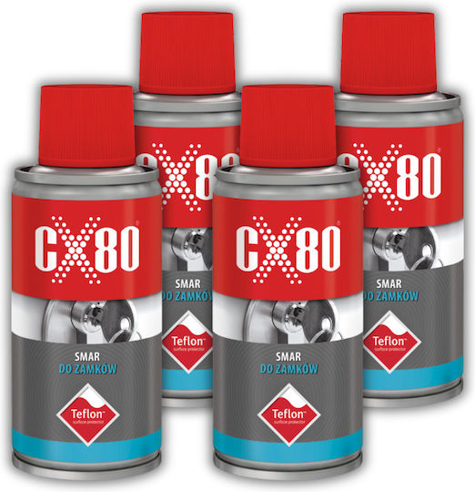 CX80 Spray lubrifiant universal anticoroziv pentru încuietori 150 ml x4