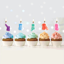 Σετ Πολύχρωμα Κεριά Σχήμα Πέους Little Genie Dirty Penis Candles Multicolour 5pcs