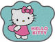 Covoraș Pisică Hello Kitty Imprimare Lăbuță Turcoaz 59 X 45 Cm