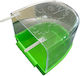 Large External Bird Cage Bathtub 13x12x12cm White