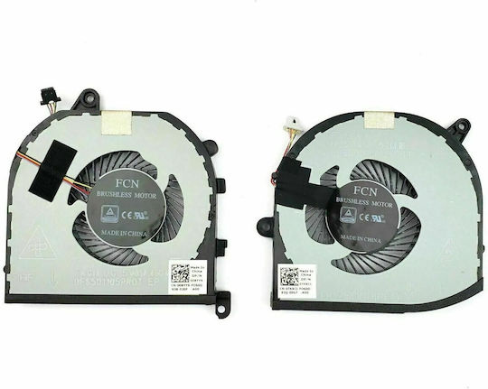 Лаптоп Вентилатори Dell Xps 15 9570 7590 Precision 5530 Процесор + Графичен Процесор