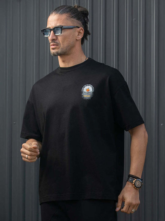 Henry Clothing Тениска Черна