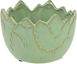 Ceramic Egg Cup Green Broken Large P15x10cm 1/24 pieces