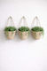 Stewehome Set 3 Stück Mini Dekorative Organizer Baumwollgarn Beige
