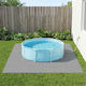 vidaXL Pool Accessories 60x60cm Grey