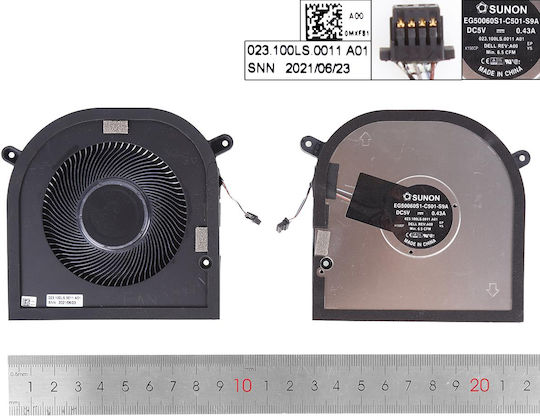 Ανεμιστηράκια Dell Xps 17 9700 9710 9720 Gpu