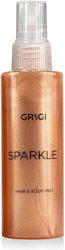Grigi Sparkle Hair & Body Mist Luminous Tan Gold 100ml