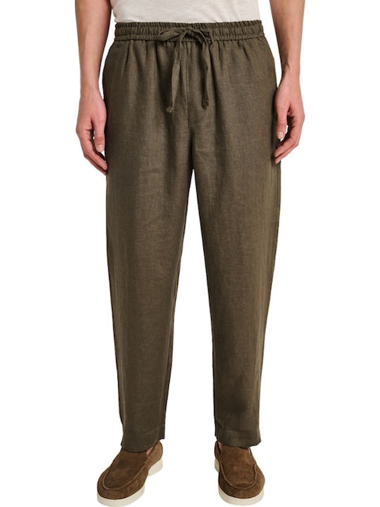 Trousers in Regular Fit Khaki