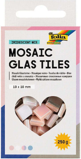 Ψηφίδες Μωσαϊκού 10x10mm 250gr 300τεμ Μix Χρώματα
