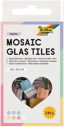 Folia Ψηφίδες Μωσαϊκού 10x10mm 240gr 300 Stück Pastellfarben